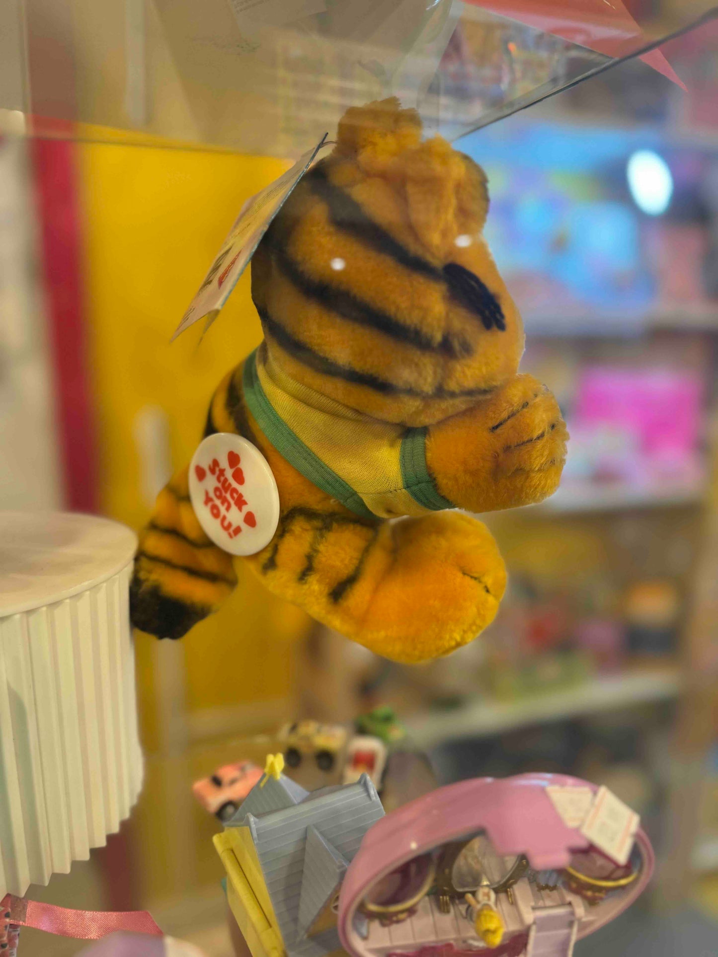 1978 Vintage Dakin Garfield Stuck On You Plush With Suction Cups