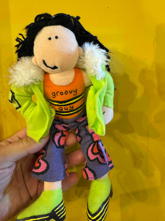 Bang on the Door 'Groovy Guy' plush toy doll - no tag
