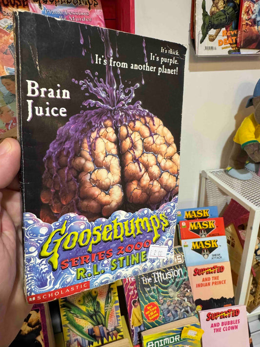 Brain Juice Goosebumps book (1999, Series 2000, B-Stock)