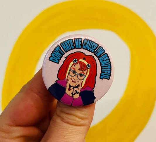 Gimmie Gimmie Gimimie inspired Badge