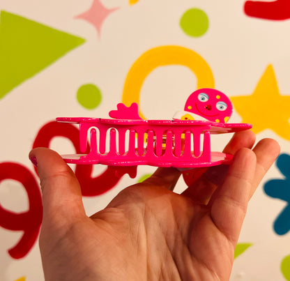 Mr Blobby Hair Claw/clip