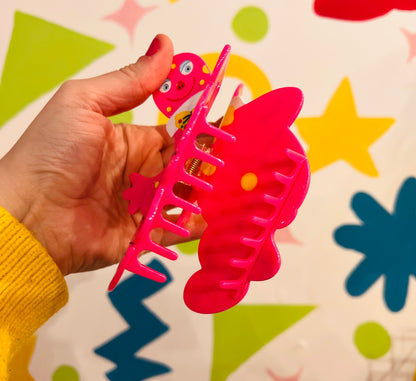 Mr Blobby Hair Claw/clip