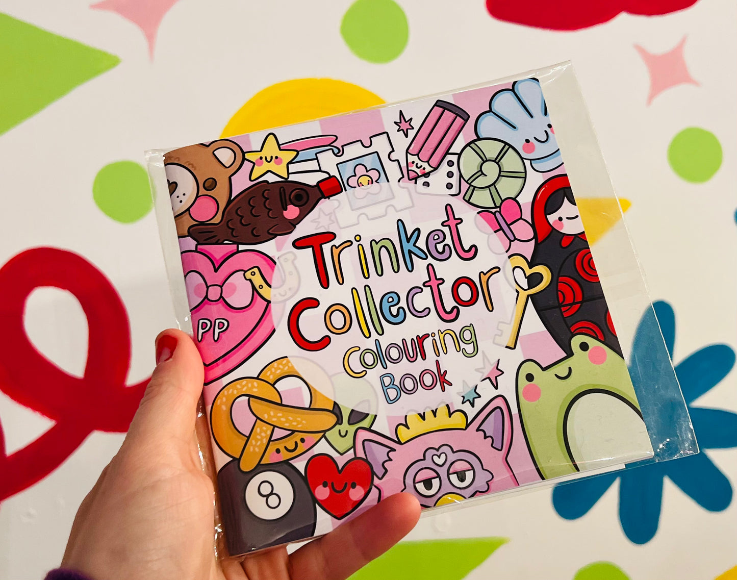 Trinket inspired Colouring Book with free sticker sheet!