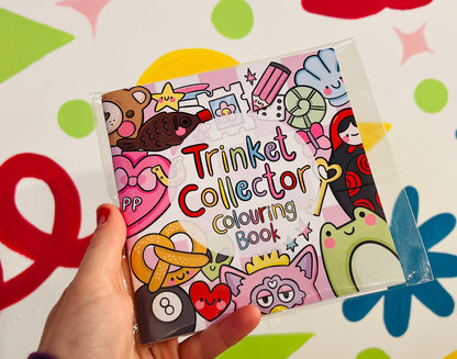 Trinket inspired Colouring Book with free sticker sheet!