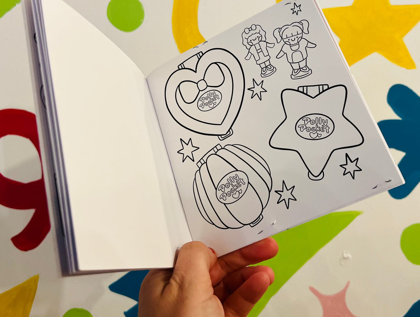 Trinket inspired Colouring Book with free sticker sheet!
