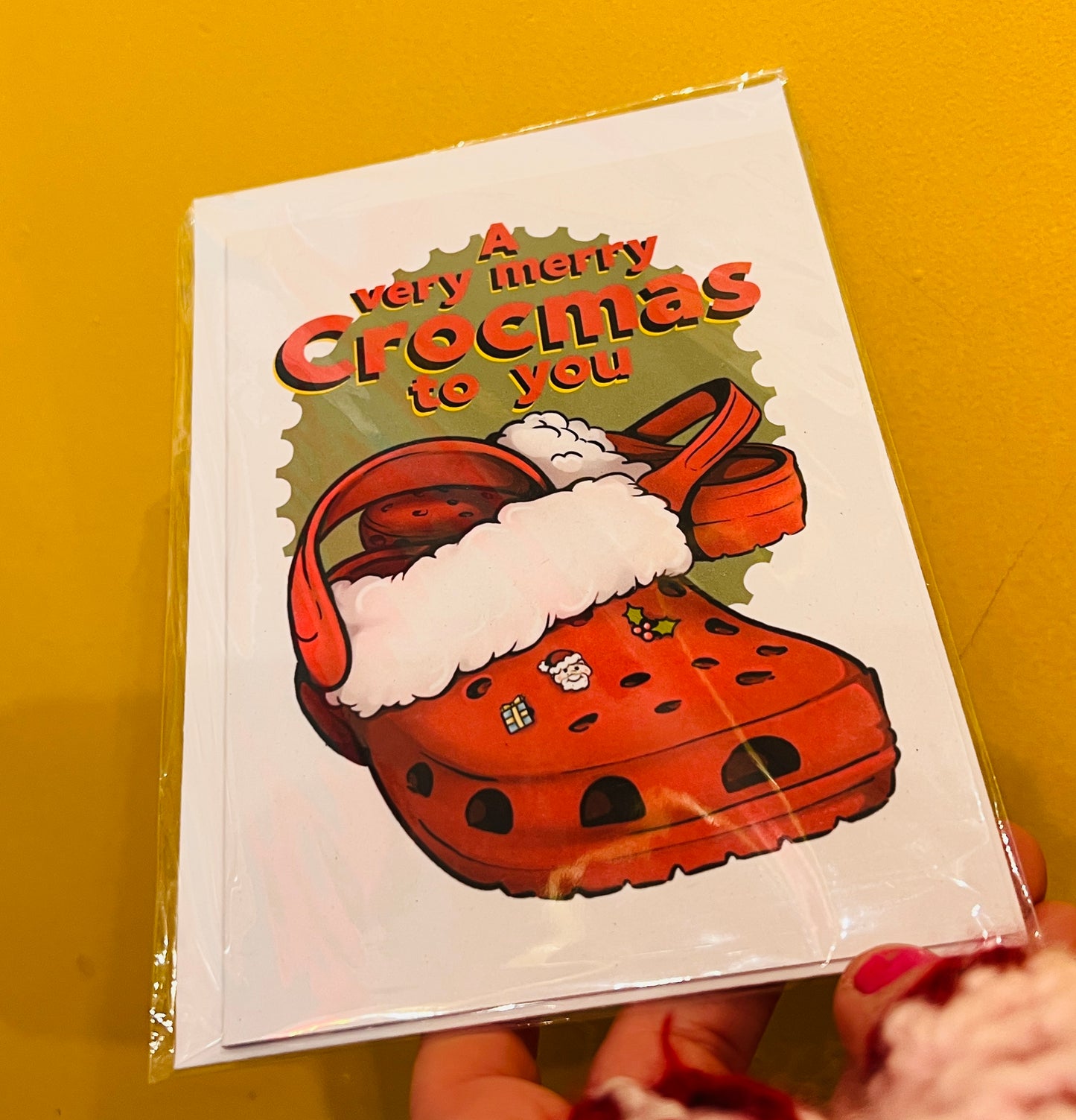 Croc inspired Christmas Card