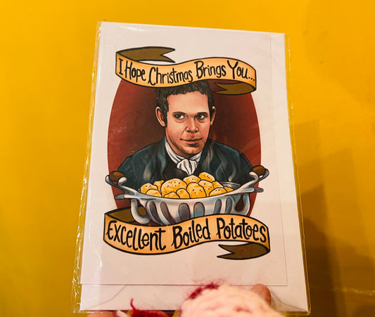 Mr Collins / Pride & Prejudice themed Christmas card