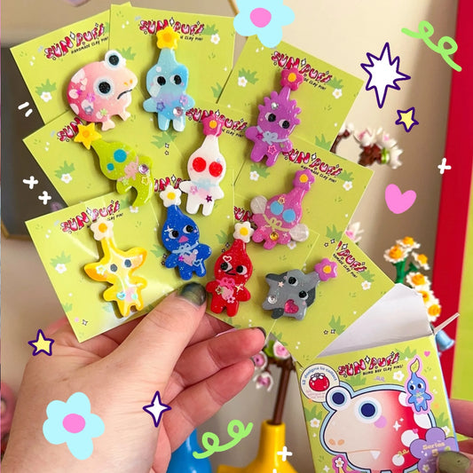 Plant Buddies Blind box handmade pin badge