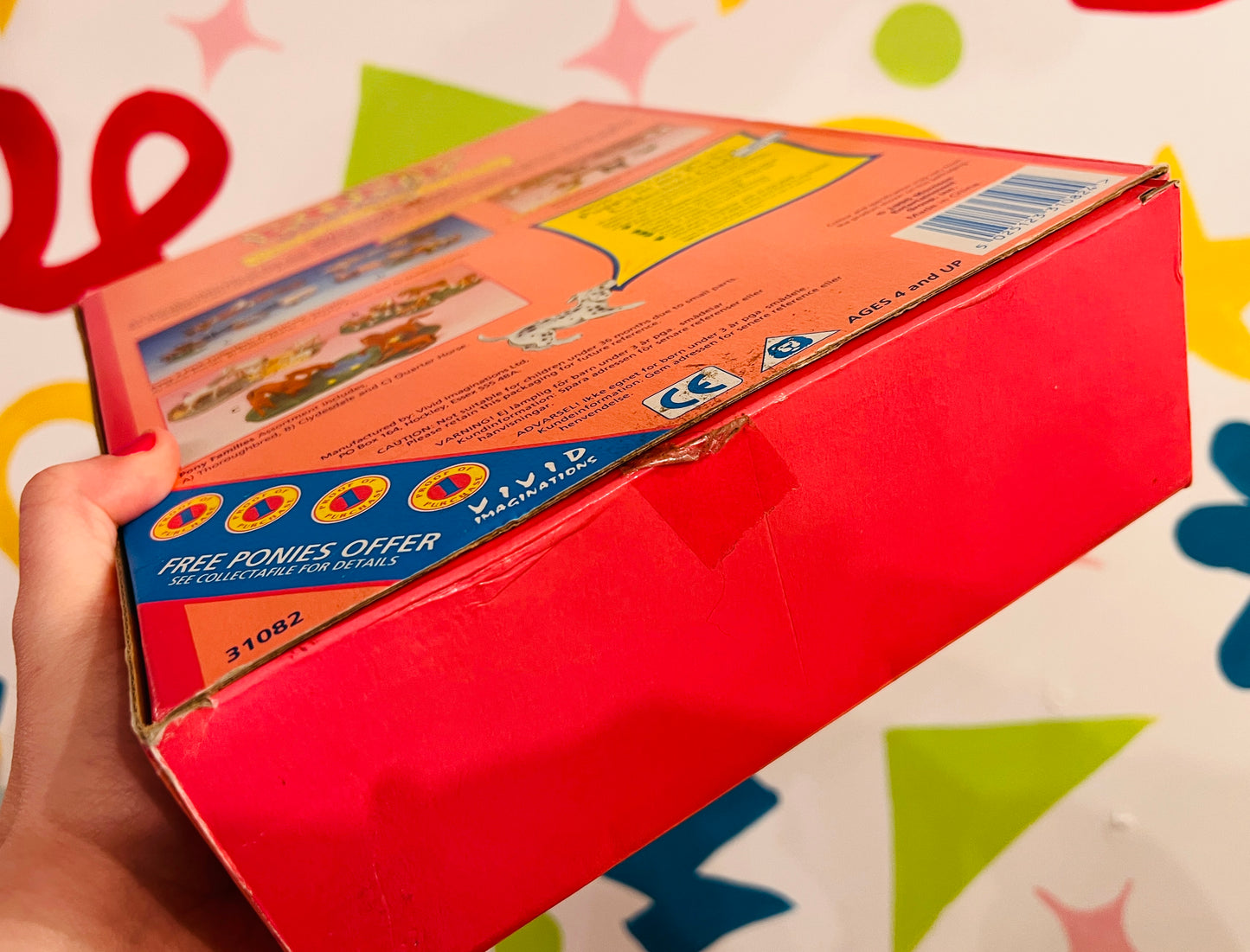 Vintage Pony in my Pocket Play 'n Display house - box, cards and figures!