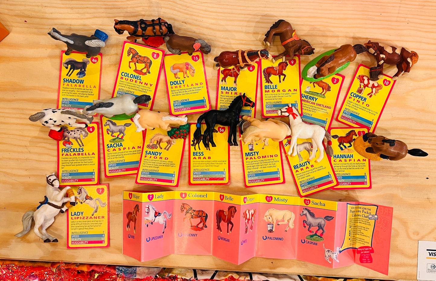 Vintage Pony in my Pocket Play 'n Display house - box, cards and figures!