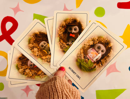 1988 Sylvanian Families card complete set with box - missing instructions