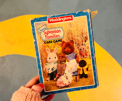 1988 Sylvanian Families card complete set with box - missing instructions