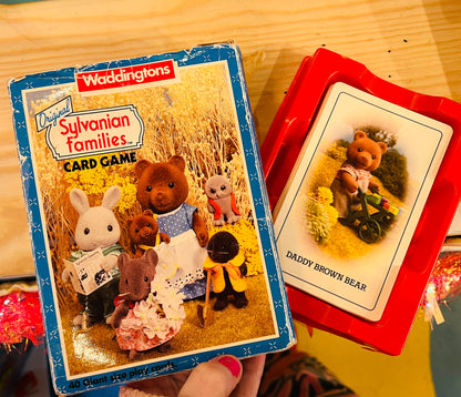 1988 Sylvanian Families card complete set with box - missing instructions