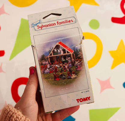 1985 Sylvanian Families boxed brown bear