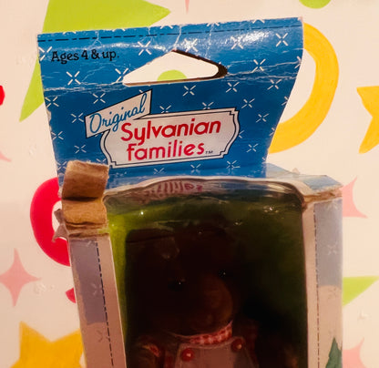 1985 Sylvanian Families boxed brown bear
