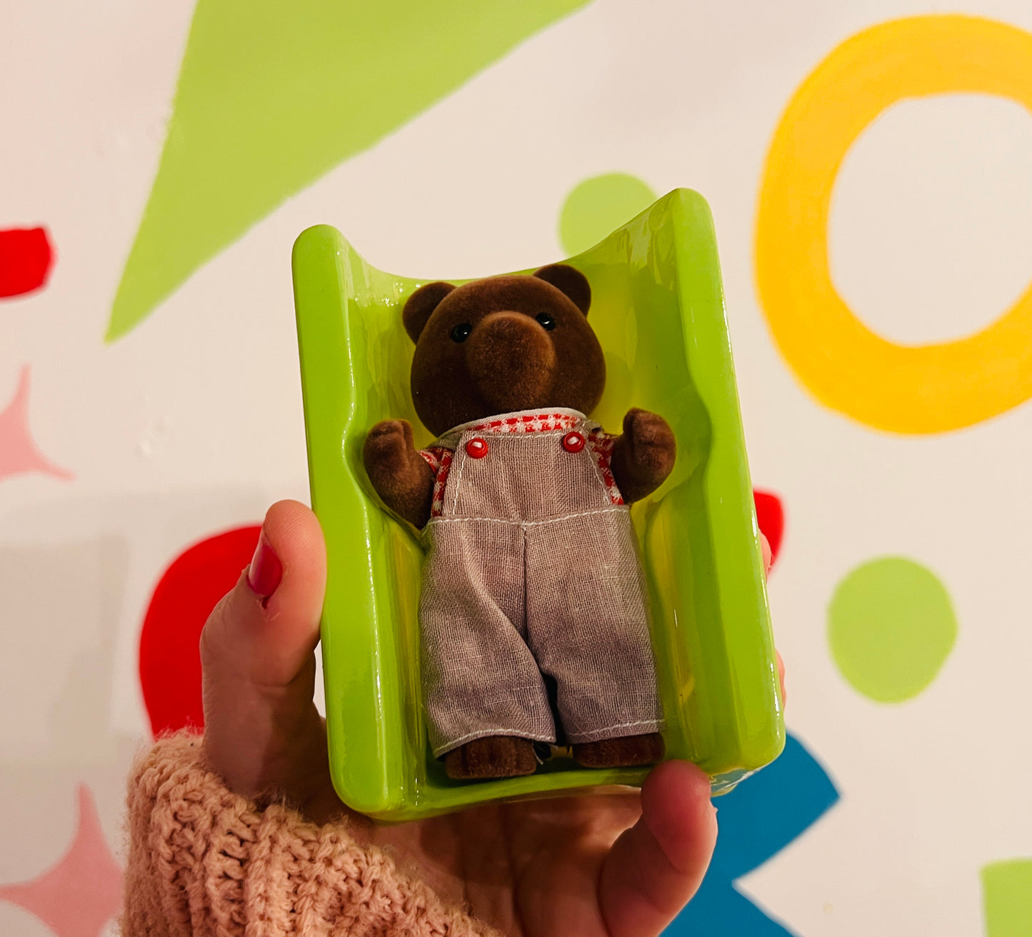 1985 Sylvanian Families boxed brown bear