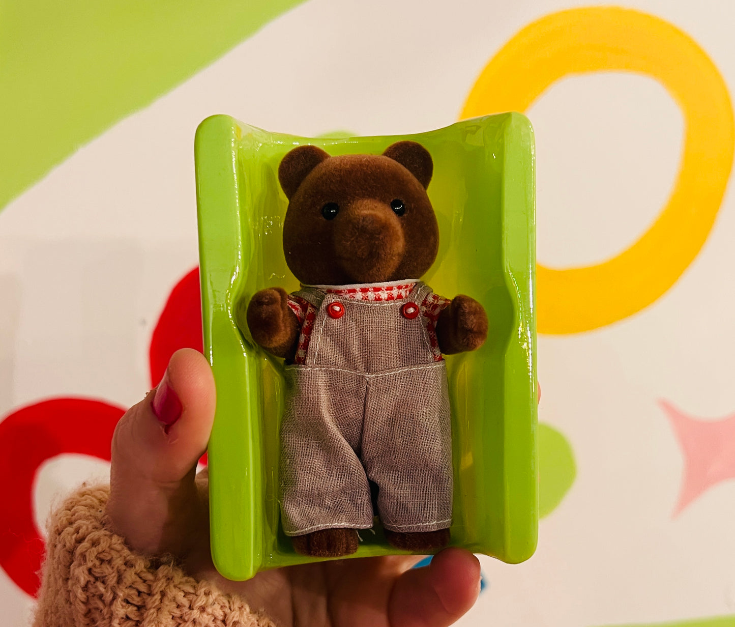 1985 Sylvanian Families boxed brown bear