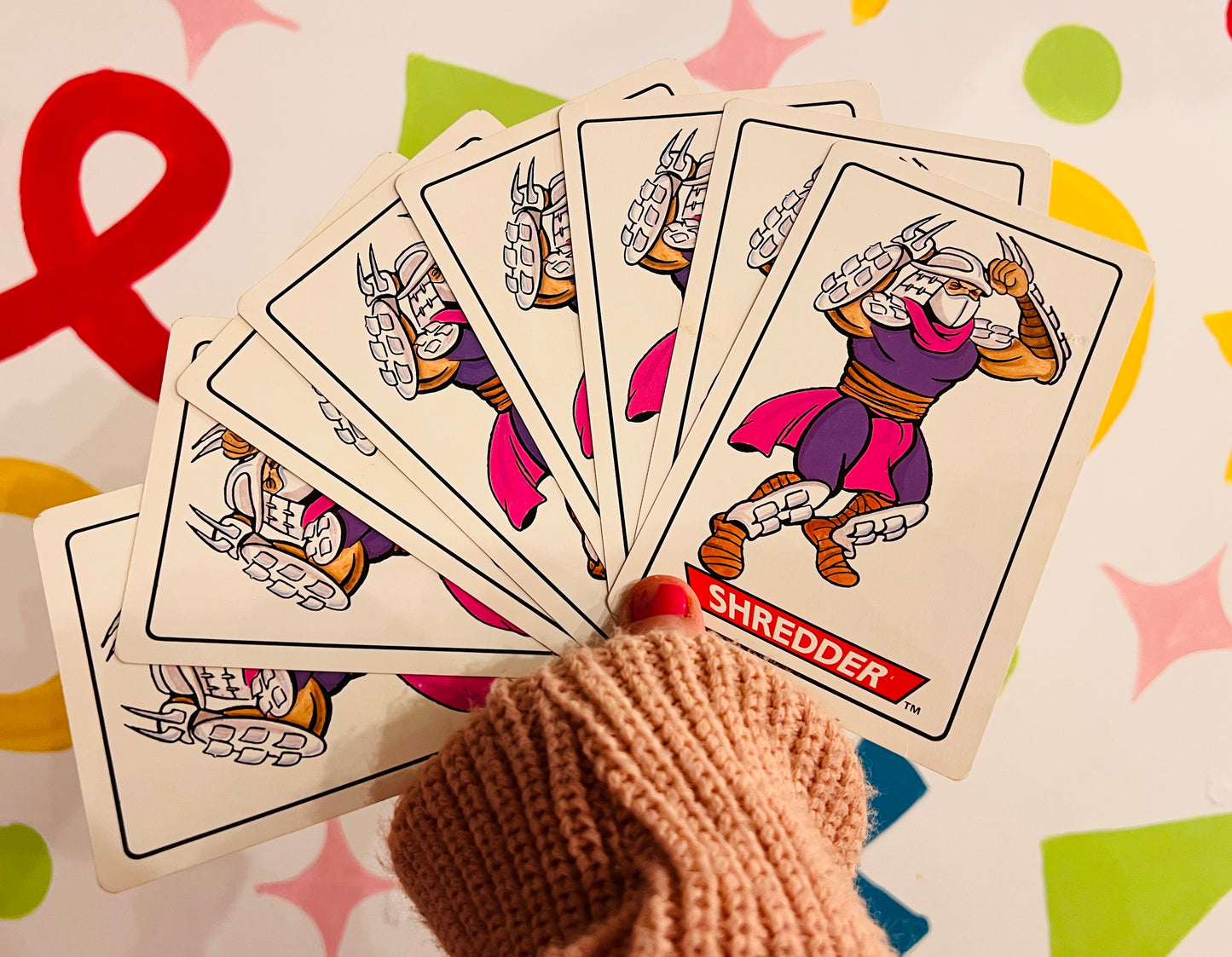 1990 Teenage Mutant Hero Turtles card complete set