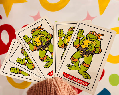 1990 Teenage Mutant Hero Turtles card complete set