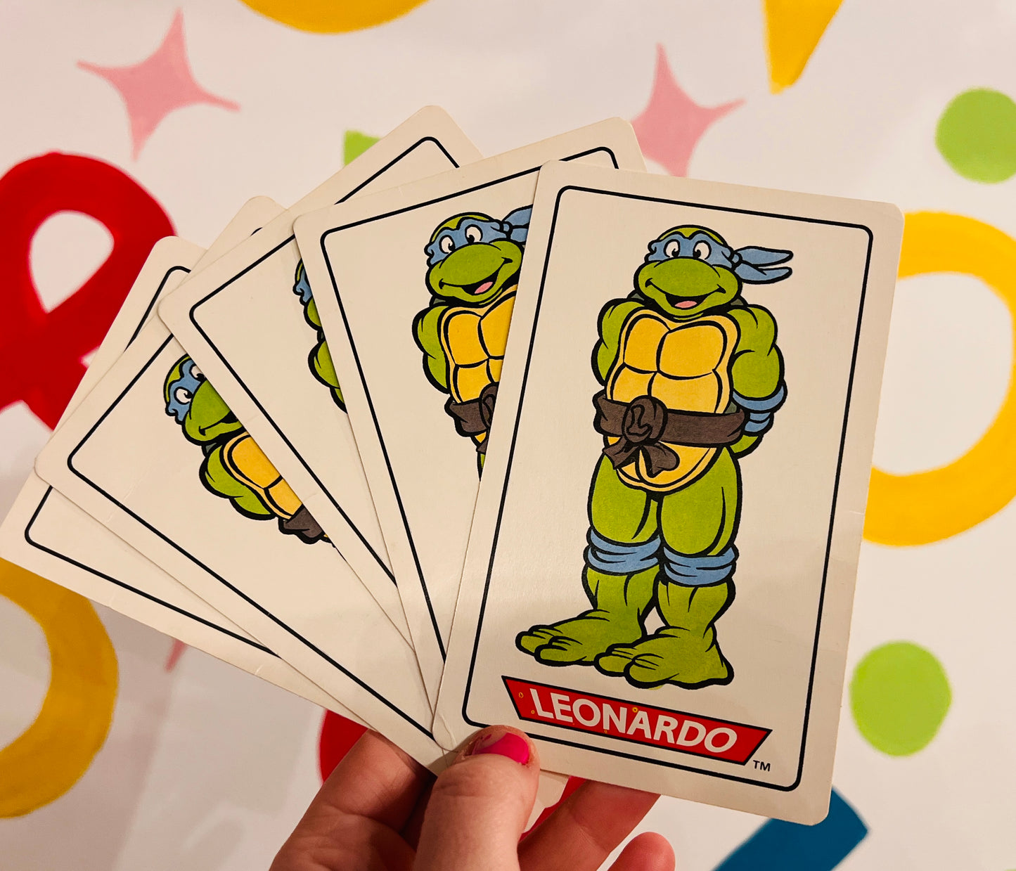 1990 Teenage Mutant Hero Turtles card complete set