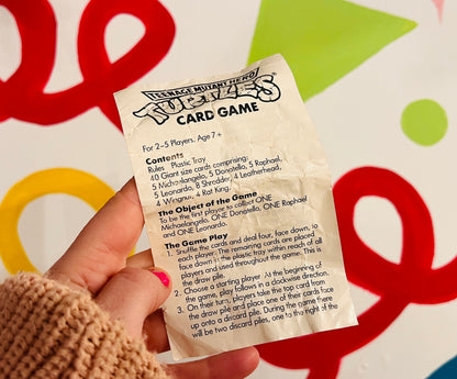 1990 Teenage Mutant Hero Turtles card complete set