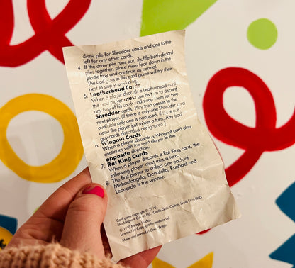 1990 Teenage Mutant Hero Turtles card complete set