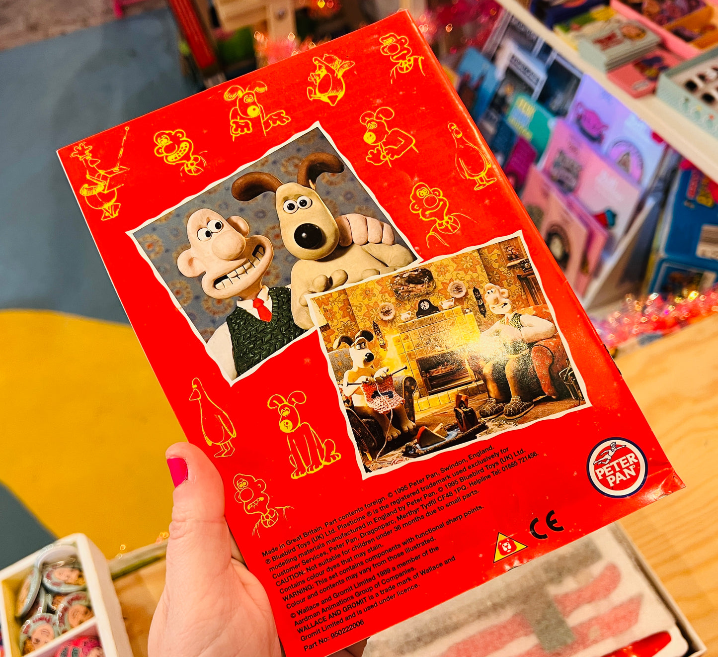 1995 COMPLETE Wallace & Gromit Plasticine Modelling Kit