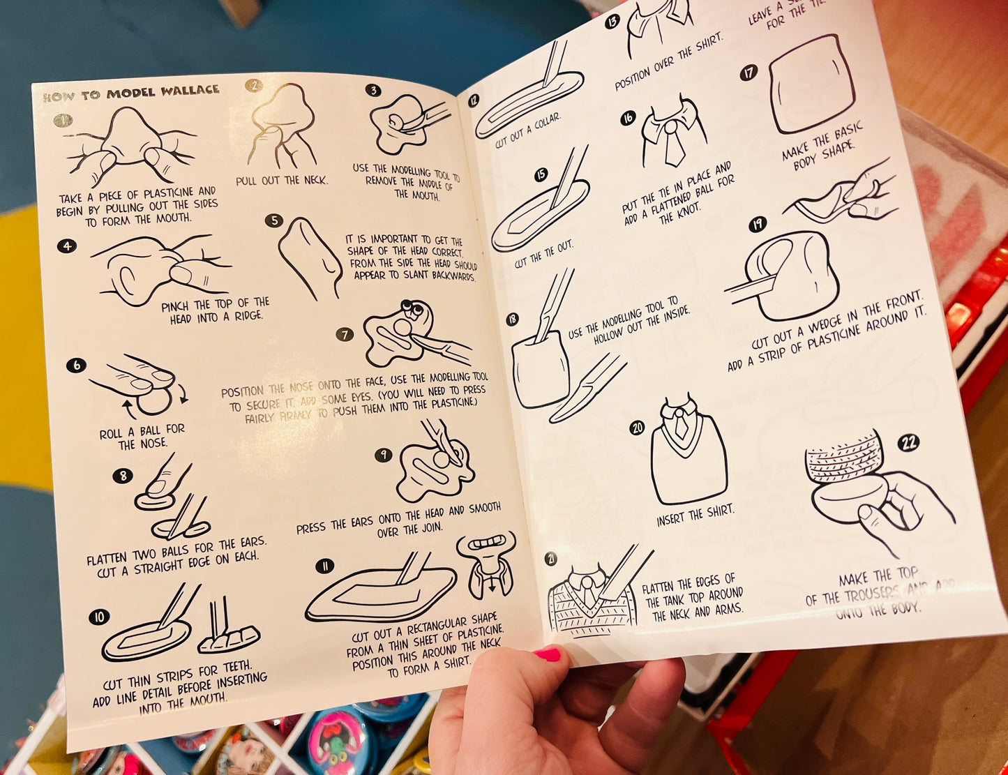 1995 COMPLETE Wallace & Gromit Plasticine Modelling Kit