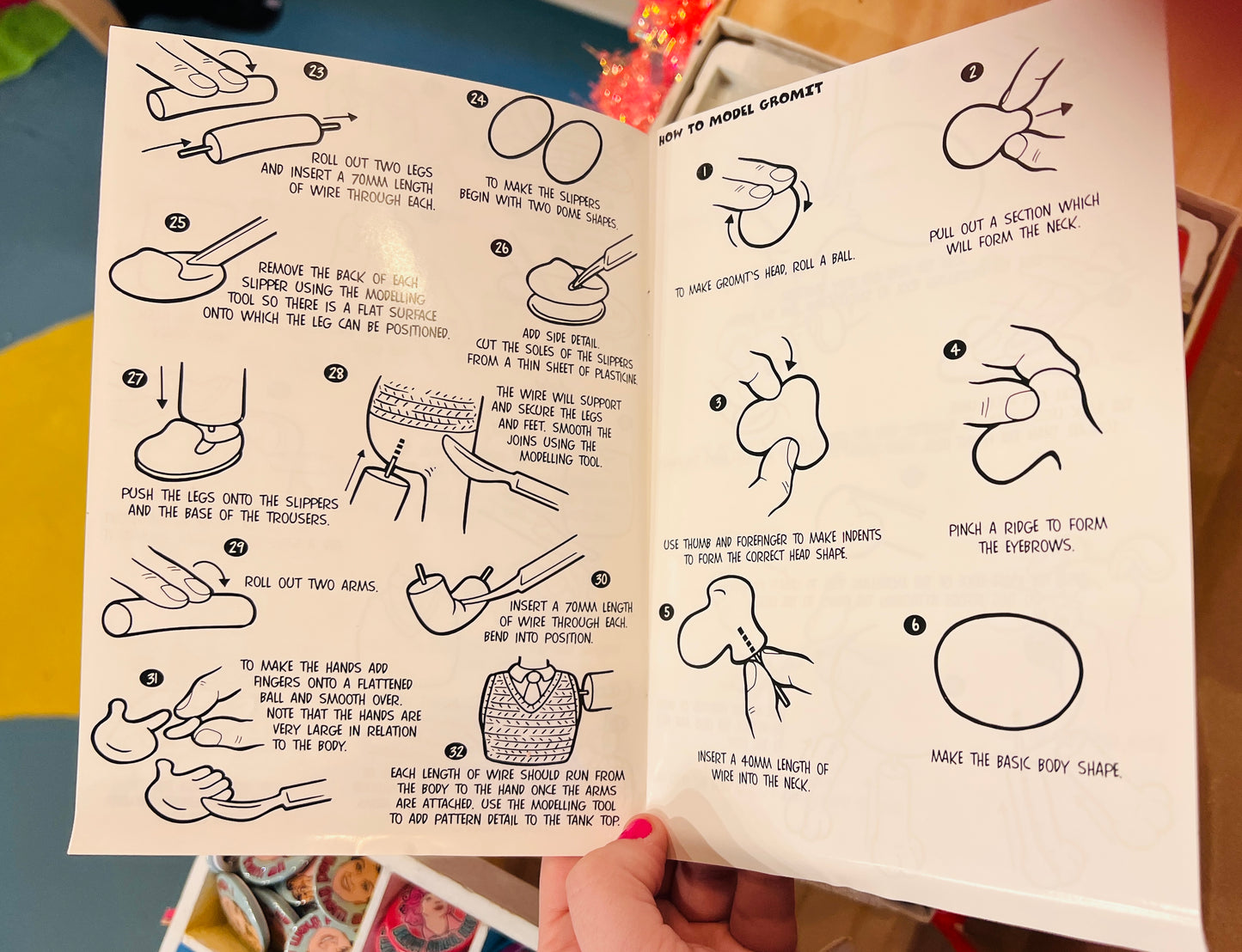 1995 COMPLETE Wallace & Gromit Plasticine Modelling Kit