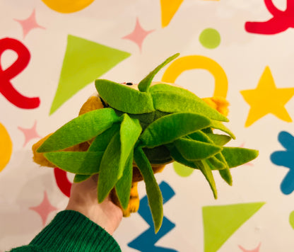 Vintage 1980s Garfield pineapple plush toy