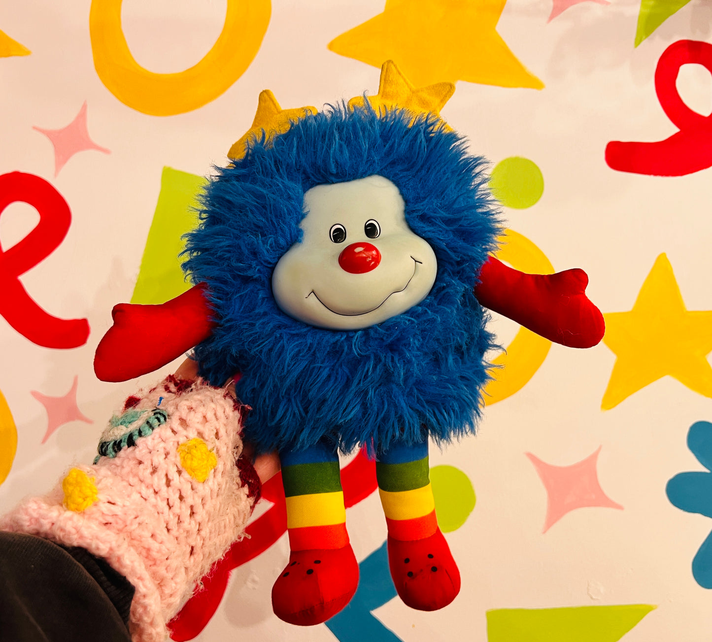 Vintage 1983 Rainbow Brite Blue Sprite plush