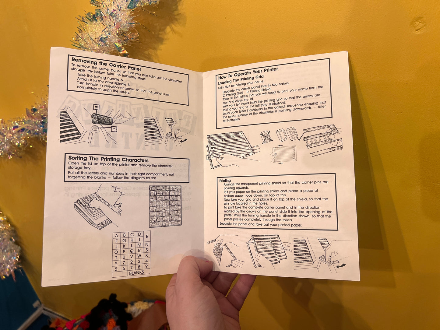 1980s Petite Printing Letterpress toy - missing pens