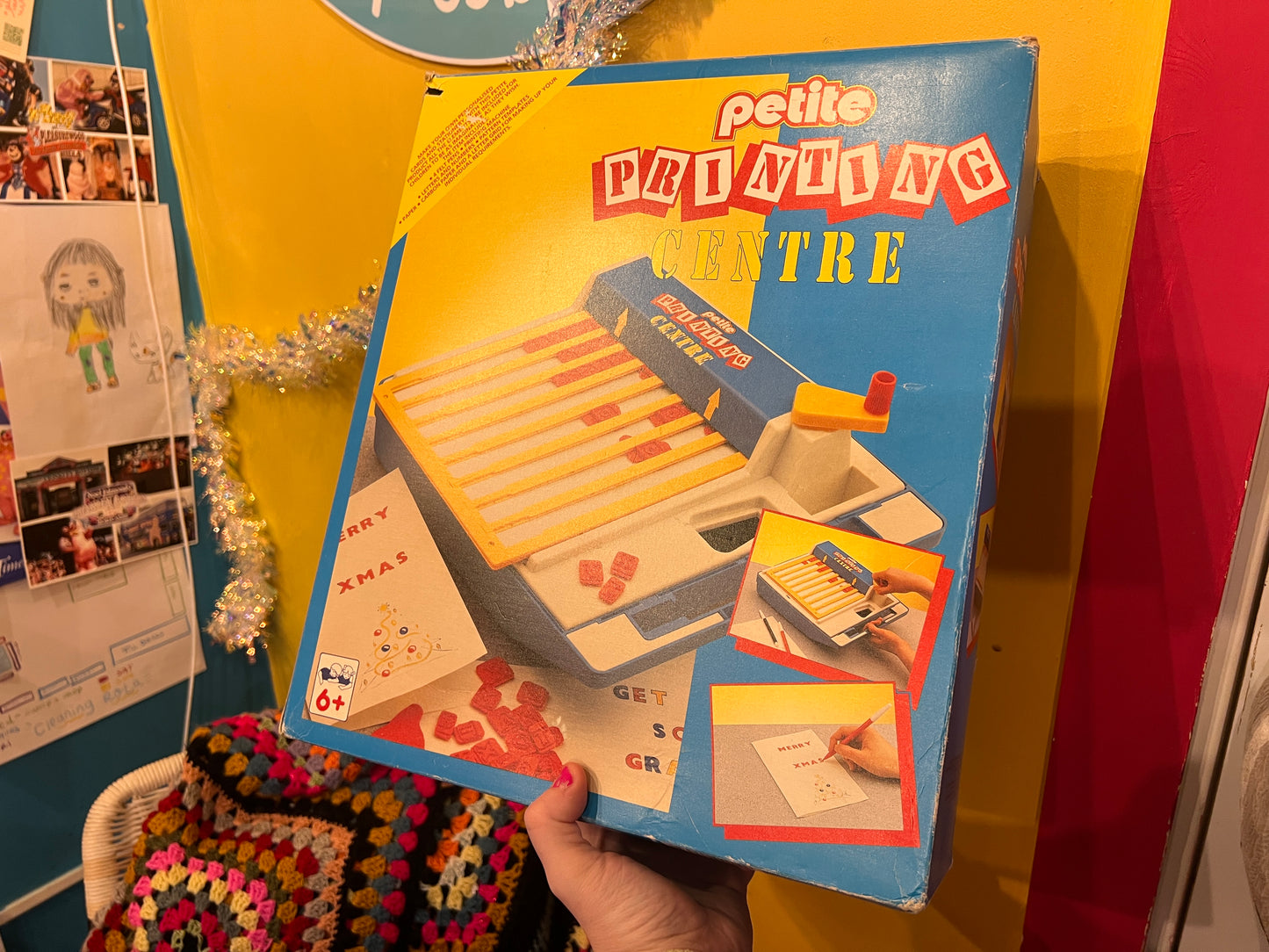 1980s Petite Printing Letterpress toy - missing pens