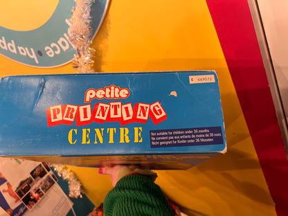 1980s Petite Printing Letterpress toy - missing pens