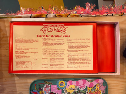 1990 Teenage Mutant Hero Turtles Shredder board game