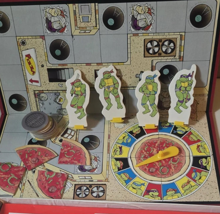 1990 Teenage Mutant Hero Turtles Shredder board game