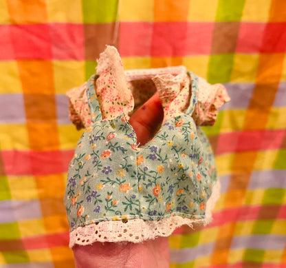 1980's Large 7" Sylvanian Families Rabbit Storyteller - still moves!