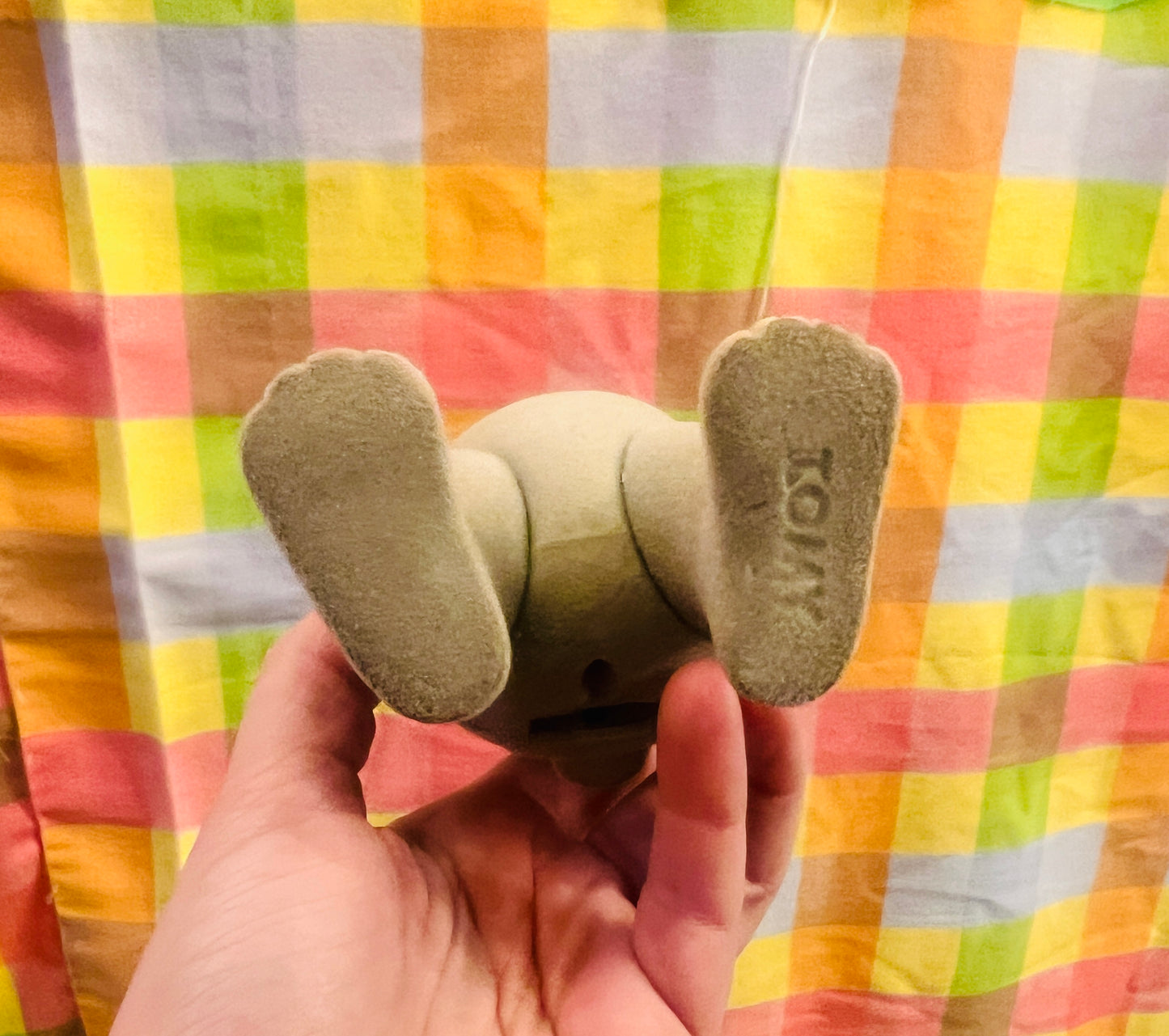 1980's Large 7" Sylvanian Families Rabbit Storyteller - still moves!