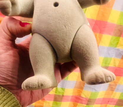 1980's Large 7" Sylvanian Families Rabbit Storyteller - still moves!