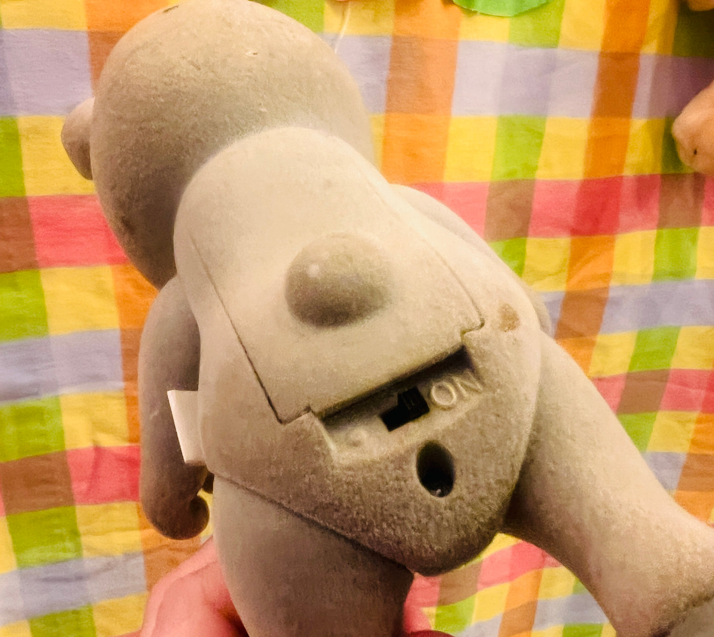 1980's Large 7" Sylvanian Families Rabbit Storyteller - still moves!