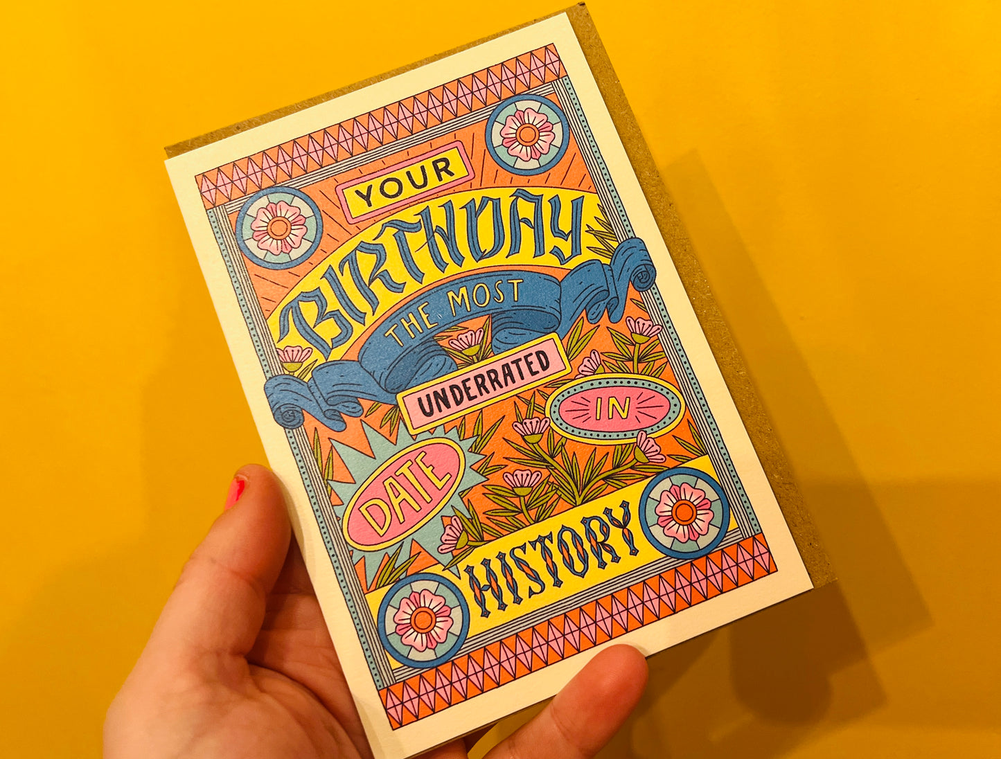 Underrated Day Birthday Card