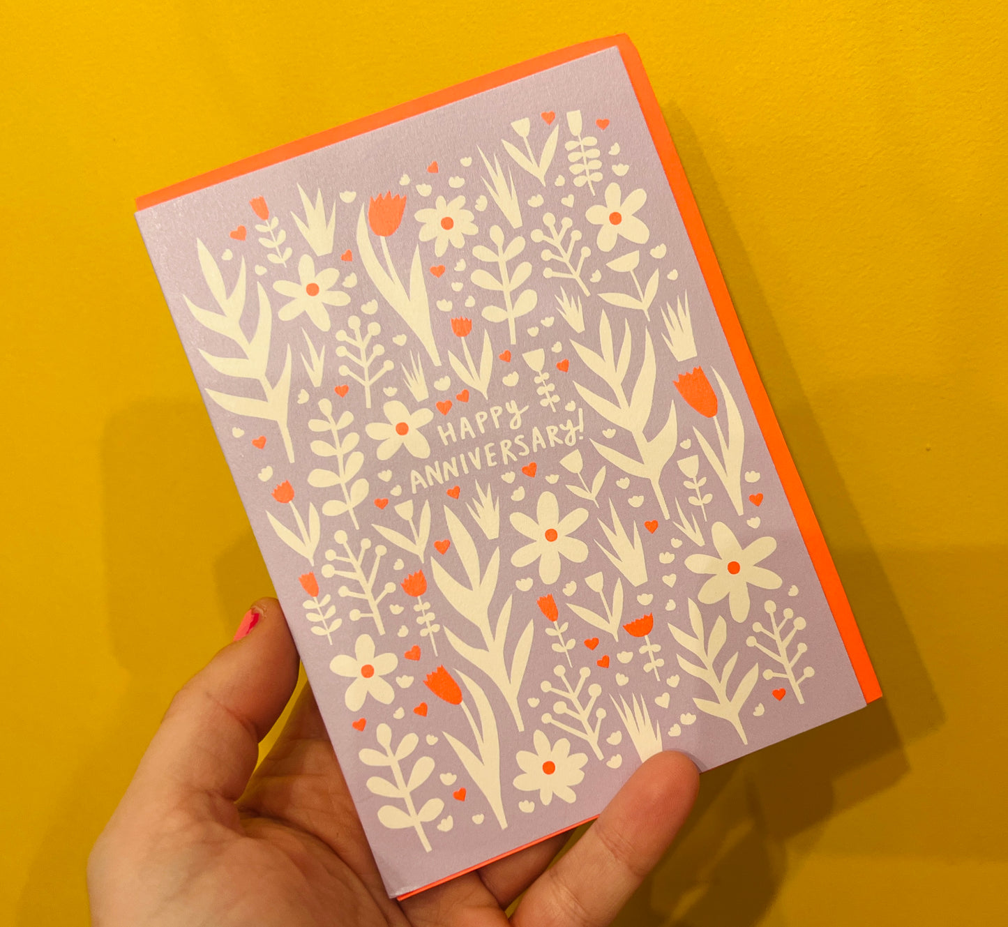 Anniversary Flowers Greeting Card
