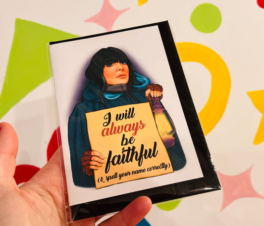 I will Always be Faithful card