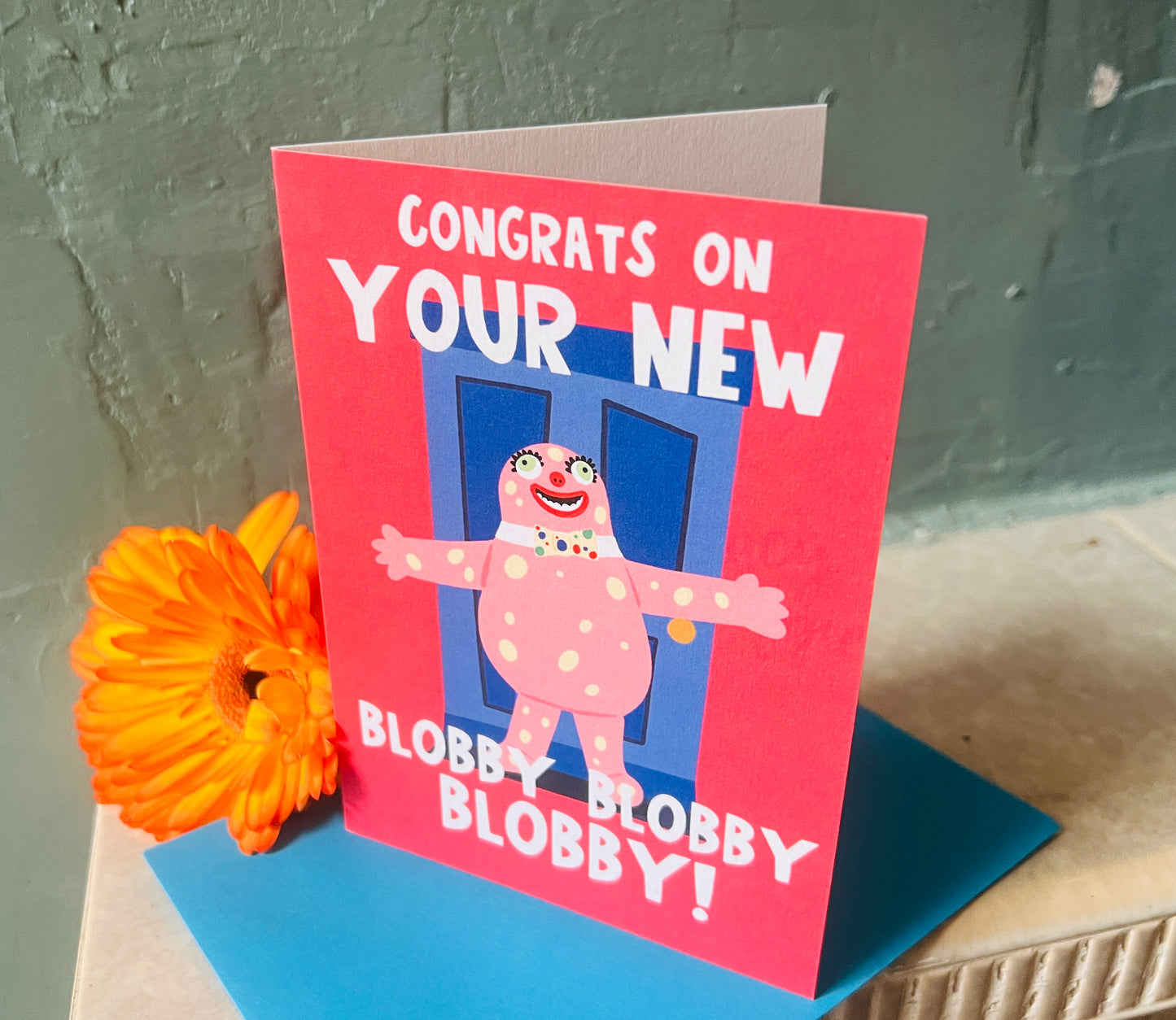 Congrats On Your New Blobby card