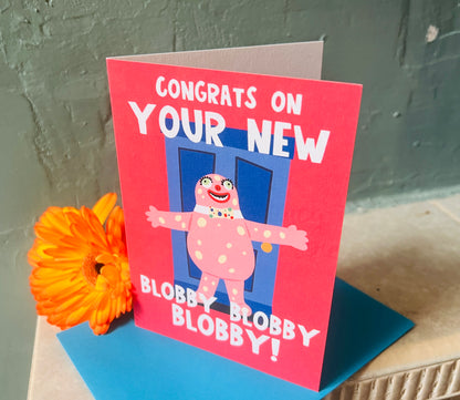 Congrats On Your New Blobby card