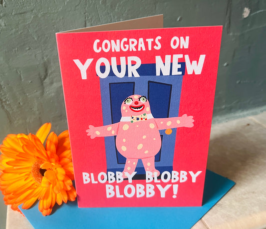 Congrats On Your New Blobby card