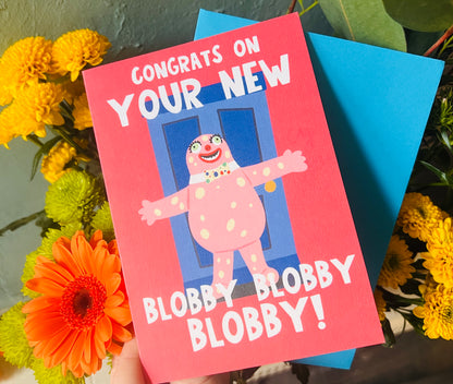 Congrats On Your New Blobby card