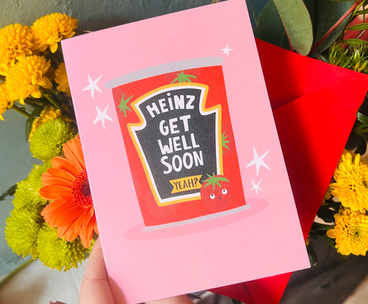 Get Well Soon soup card