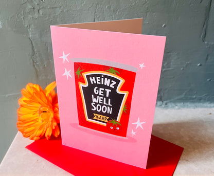 Get Well Soon soup card
