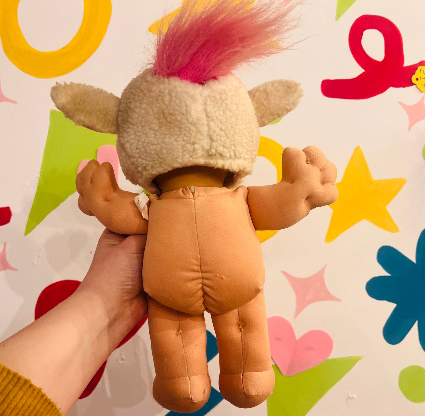 Rare Russ I Love Ewe Troll with lamb outfit